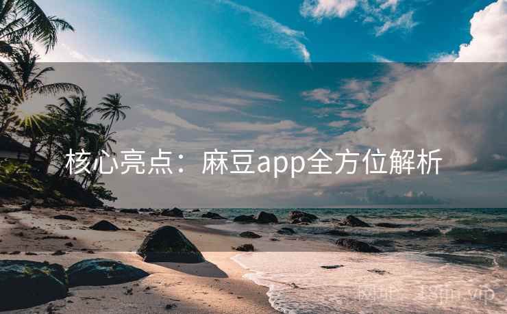 核心亮点：麻豆app全方位解析