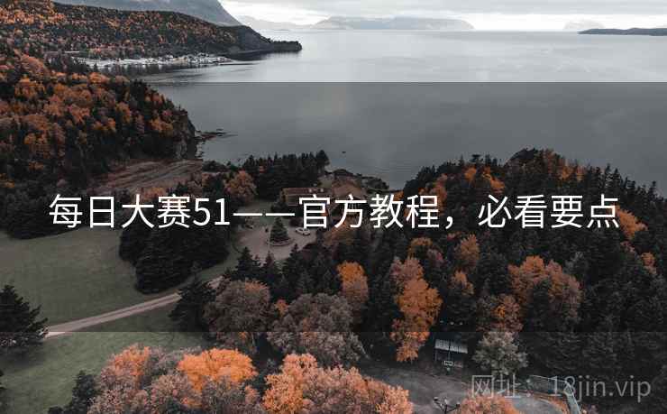 每日大赛51——官方教程，必看要点