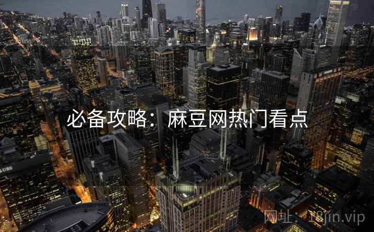 必备攻略：麻豆网热门看点