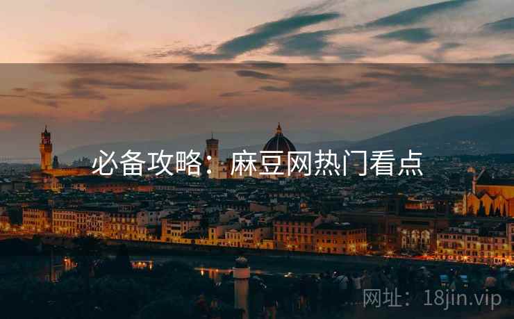必备攻略：麻豆网热门看点